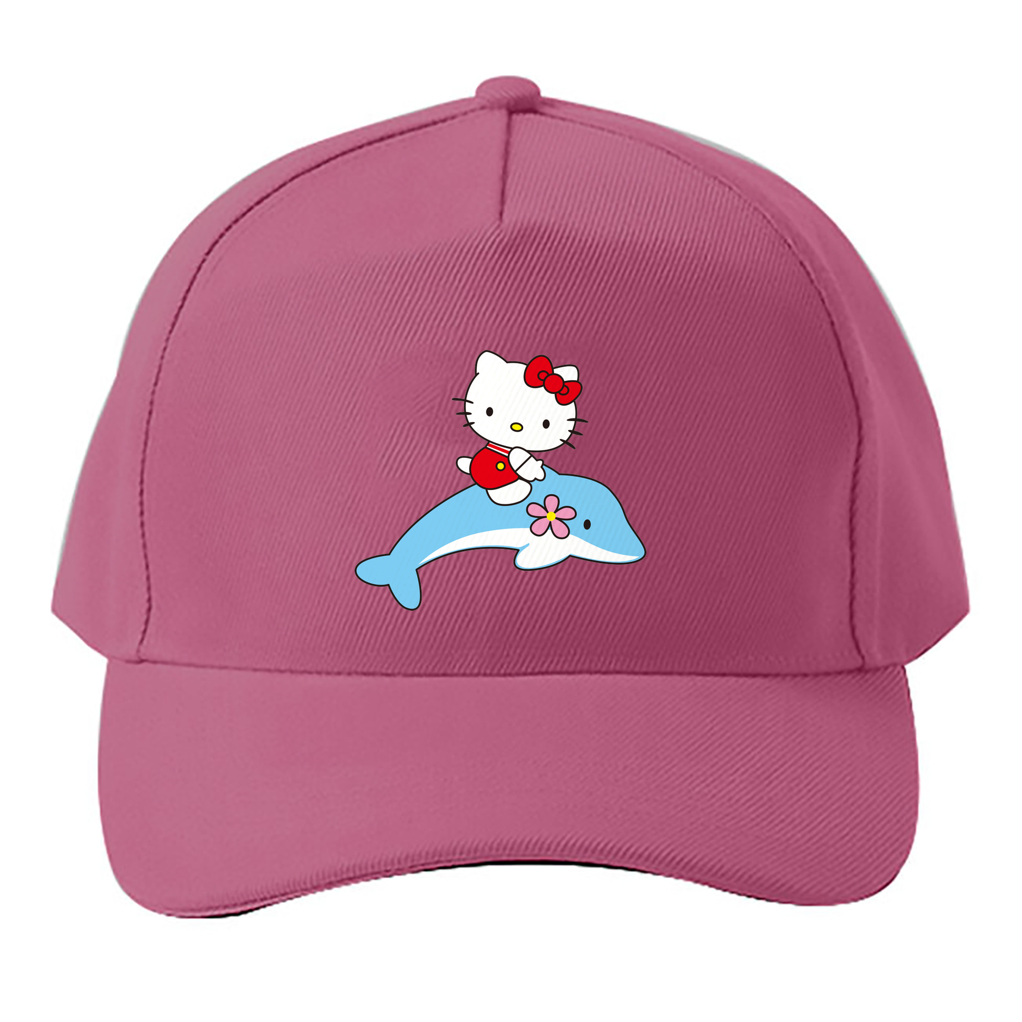 （画像用） Hello Kitty ハローキティ ベースボールキャップ 綿100％ 男女兼用 帽子 スポーツ